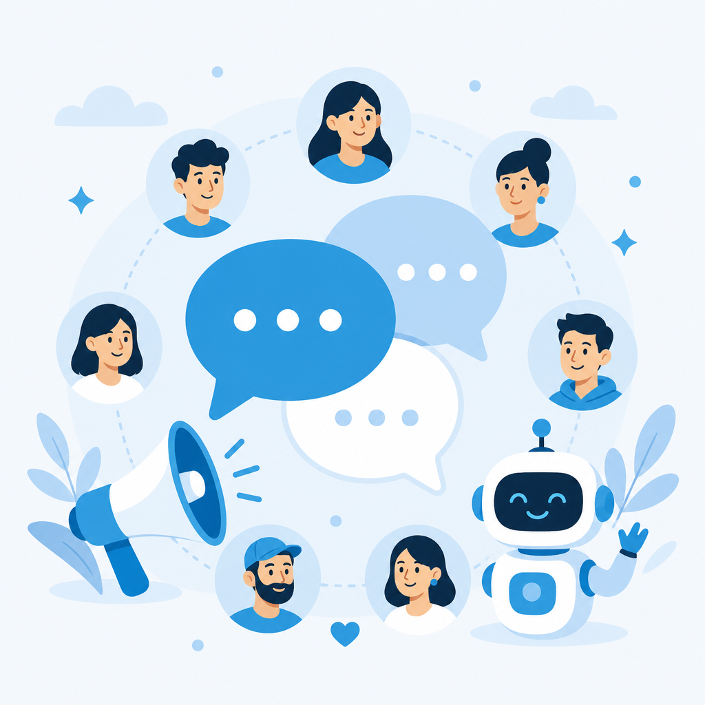 Minh họa kênh và cộng đồng phát nội dung trên Telegram