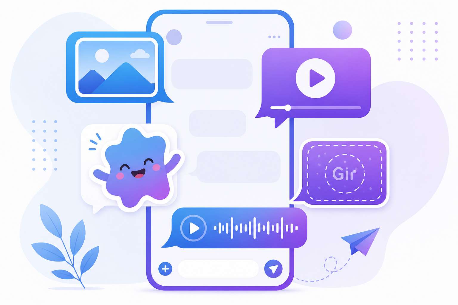 Minh họa gửi ảnh video tài liệu dung lượng lớn qua Telegram